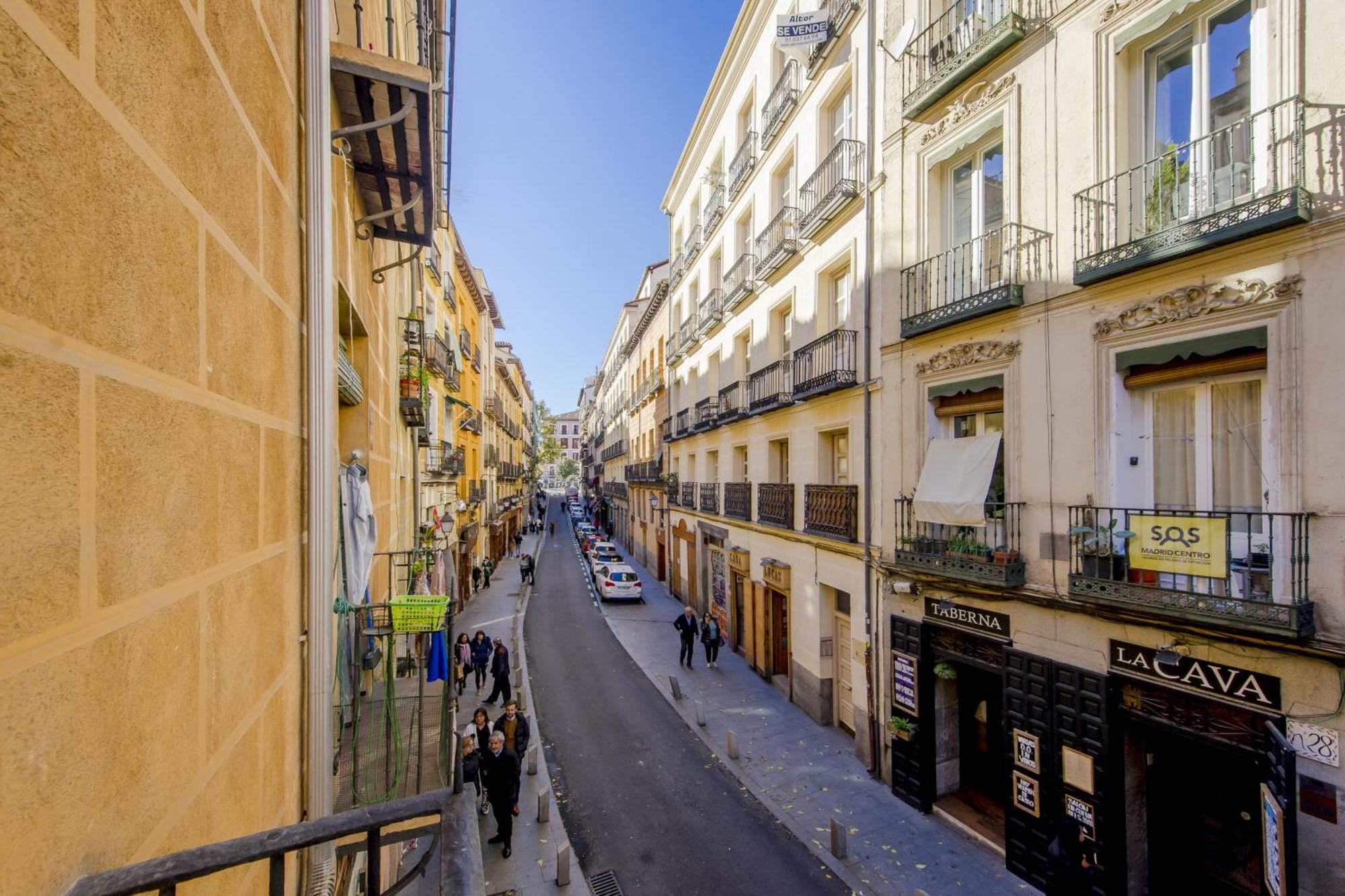 马德里Nuevo Apt De 7Pax Entre La Cava Alta Y La Cava Baja公寓 外观 照片