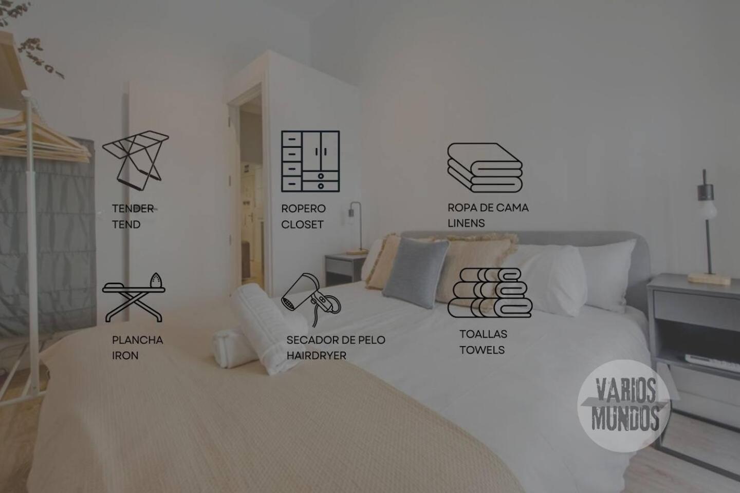 马德里Nuevo Apt De 7Pax Entre La Cava Alta Y La Cava Baja公寓 外观 照片