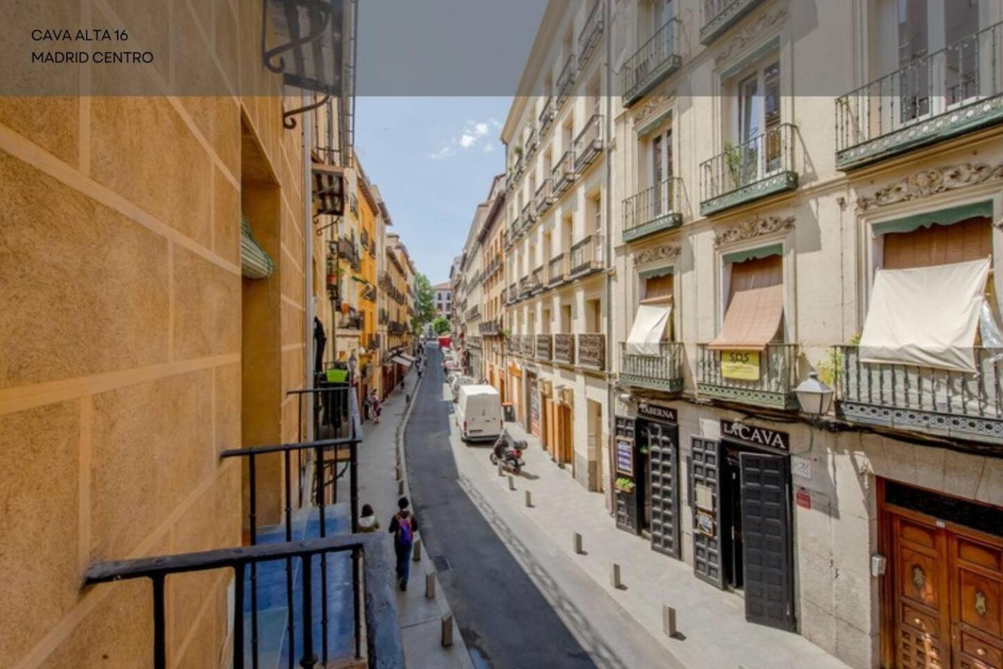 马德里Nuevo Apt De 7Pax Entre La Cava Alta Y La Cava Baja公寓 外观 照片